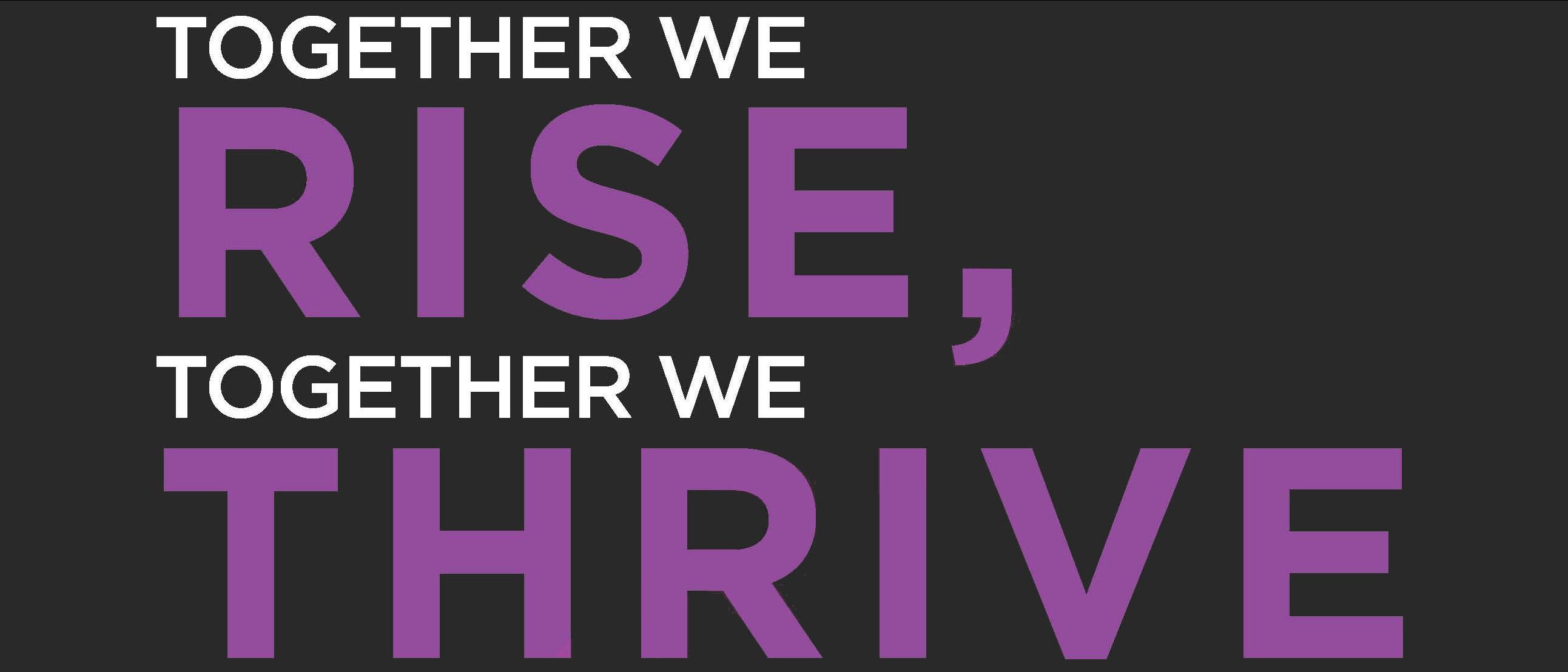 Together We Rise, Together We Thrive Logo